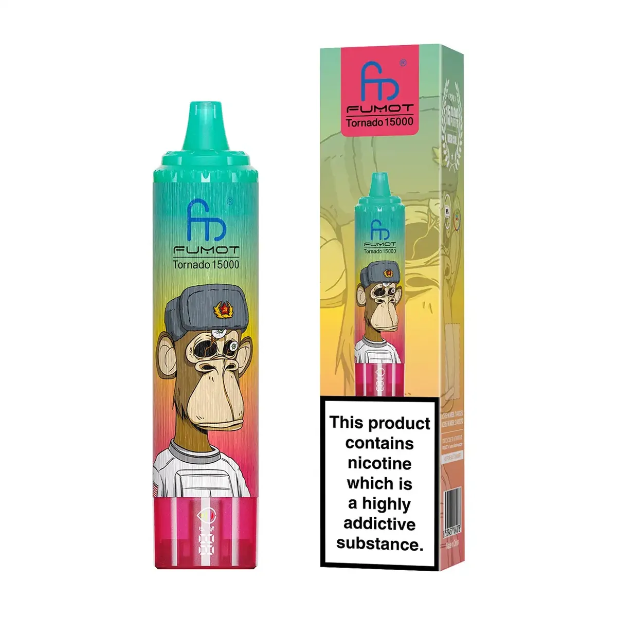 Fumot Tornado 15000 Aloe Lemon Berries – Einweg-Vape mit Einzelverpackung