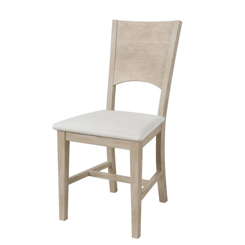 6-Piece Wood Half Round Dining Table Set Kitchen Table Set with Long Bench and 4 Dining Chairs, Modern Style