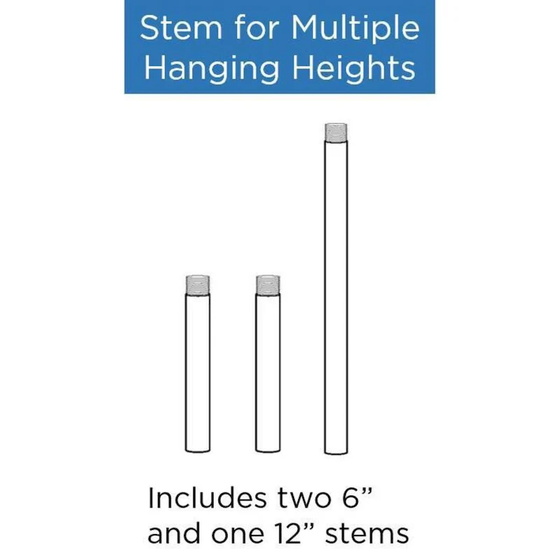 Stem Extension Kit In A White Plaster Finish - White Plaster - 0.5 in x 0.5 in x 24 in