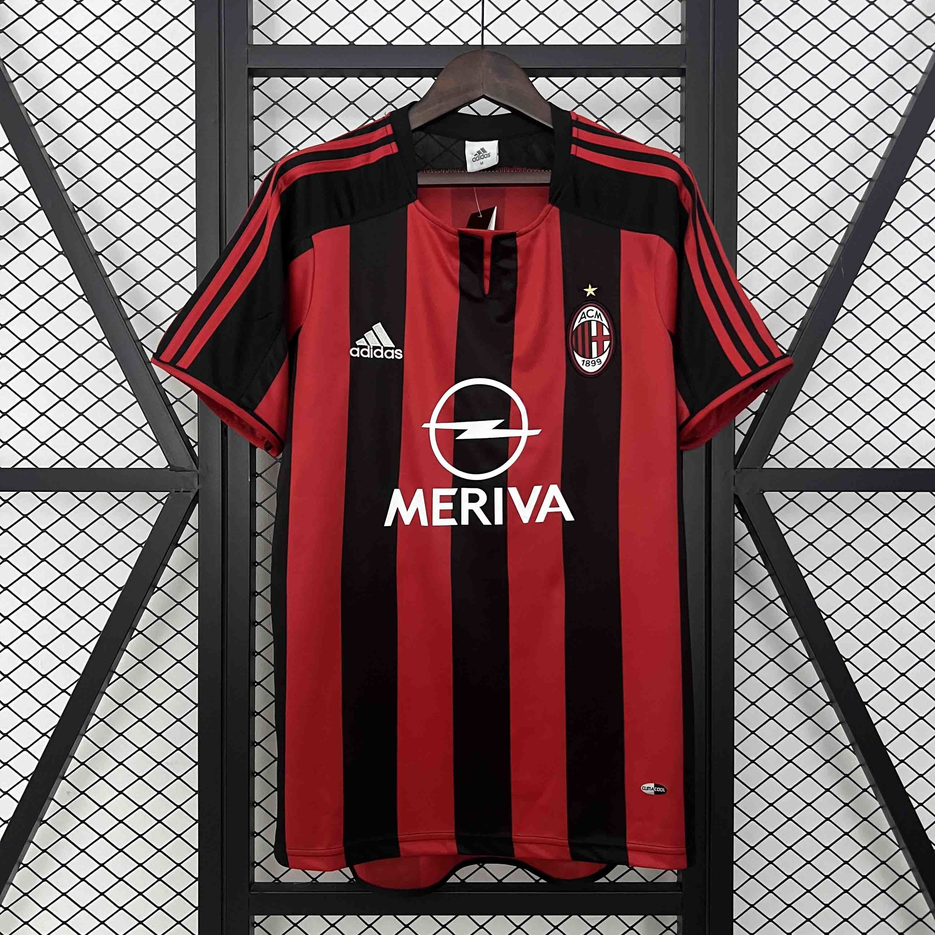 Maillot Retro AC Milan domicile 2003/04
