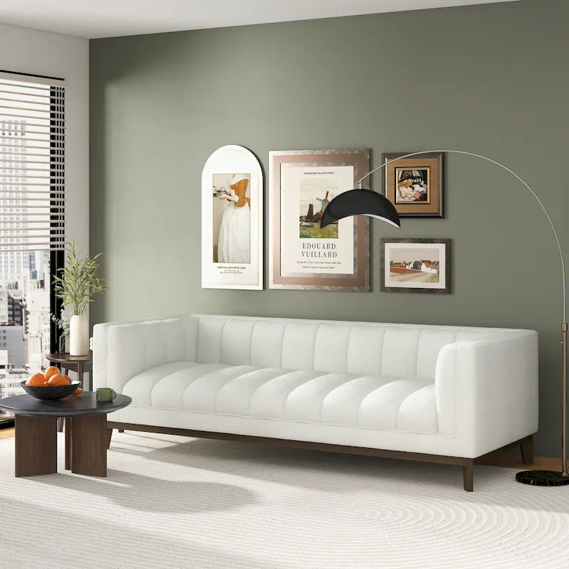 Jasmine Mid Century Modern Luxury Boucle Couch