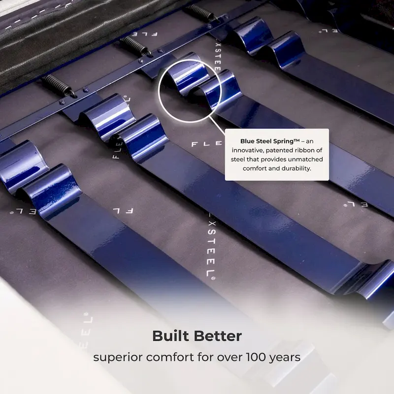 Crew Leather Power Reclining Zero Gravity Loveseat with Console, Power Headrests & Lumbar by Flexsteel