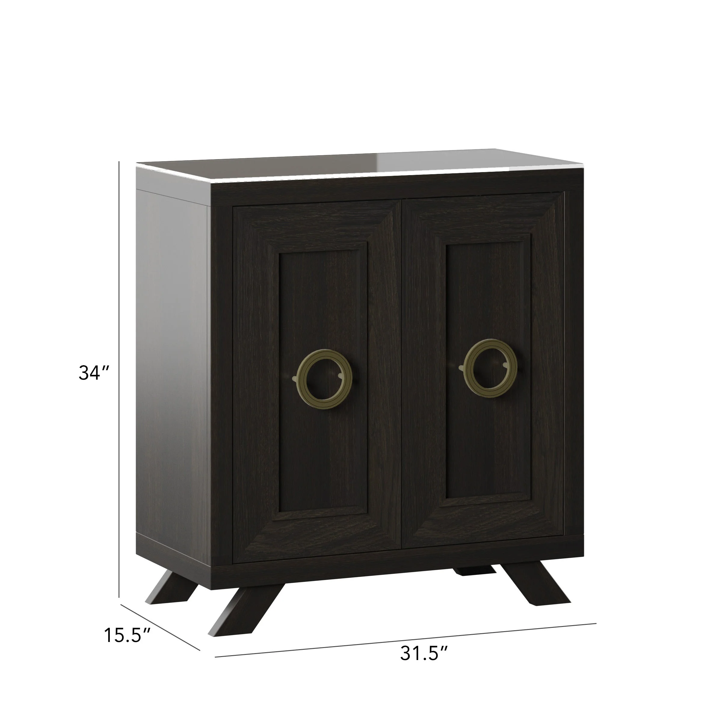 Contemporary Modern Entryway Accent Cabinet