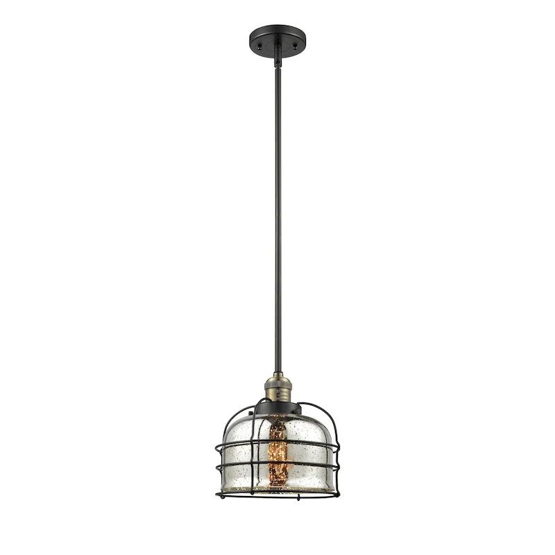 Innovations Lighting Bell Cage - 1 Light 9  Mini Pendant