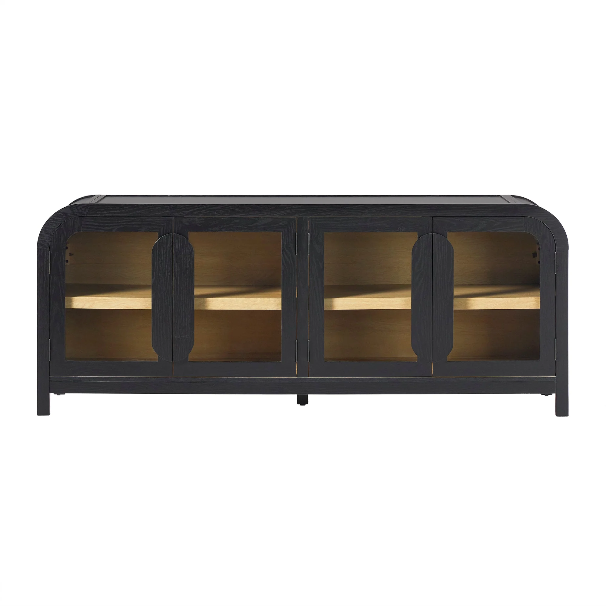 Chantelle Modern Curve Easy Assembly TV?Stand