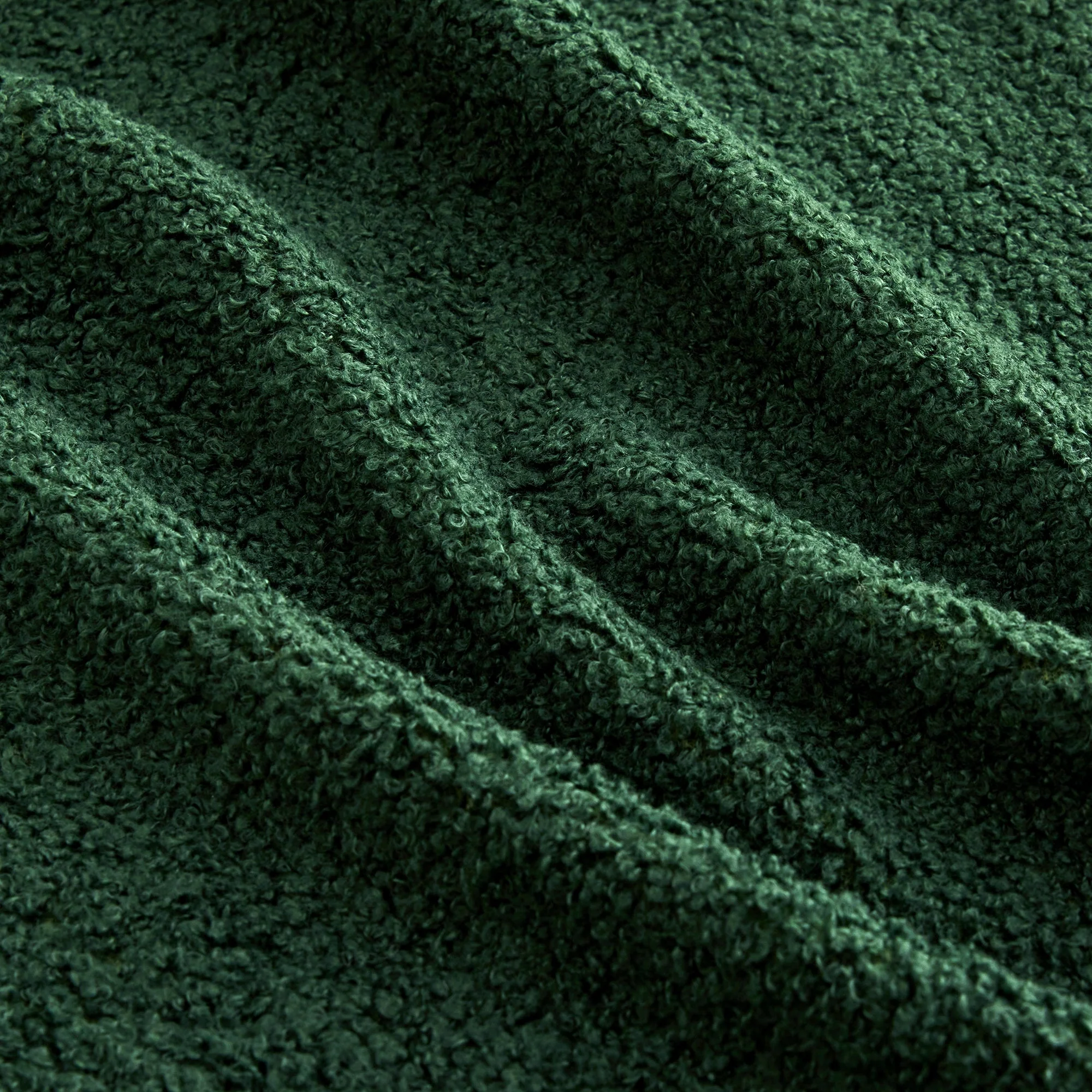 Curved Ergonomic Design L-Shaped Teddy Loveseat Sofa