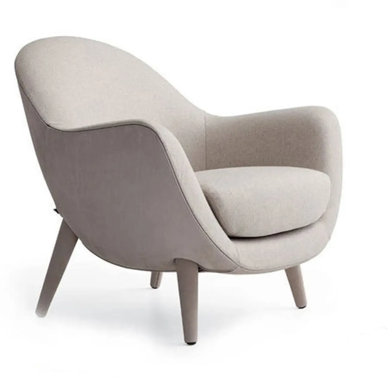 Flannel Barrel Chair Living Room