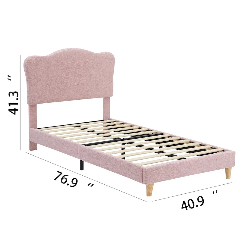 Upholstered Platform with Headboard