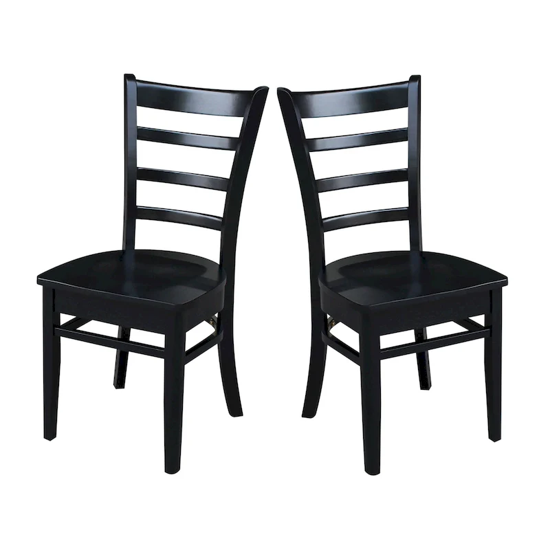 International Concepts Set of Two Emily Side Chairs