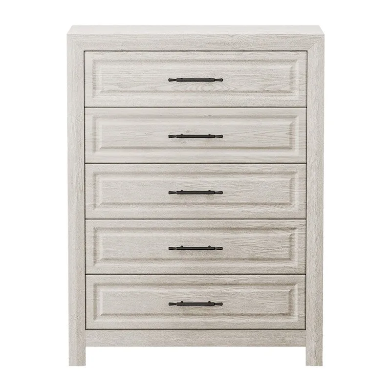 Elegant MDF 5-Drawer Dresser with Wood-Like Finish