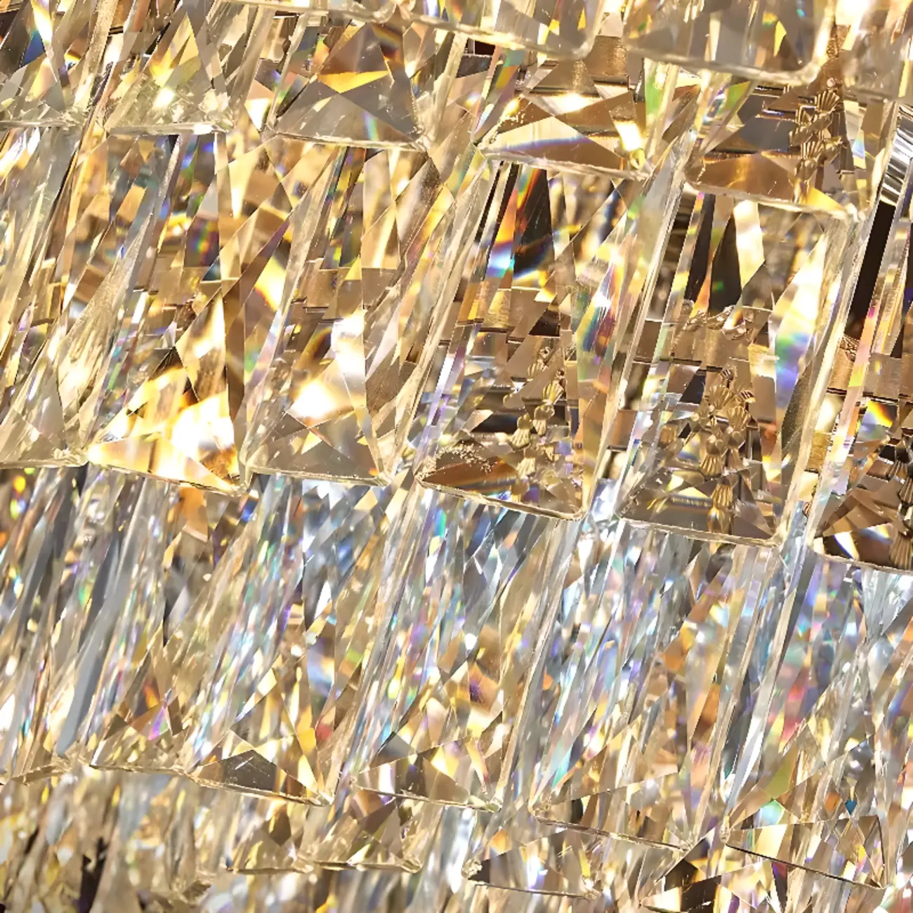 Adjustable Modern Luxury Crystal Chandelier with Multi-Tier