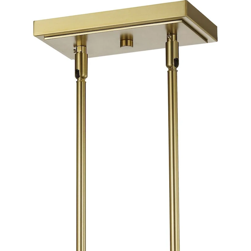 Atwell Collection Brushed Bronze Two-Light Pendant - 23.620  x 16.340  x 16.340