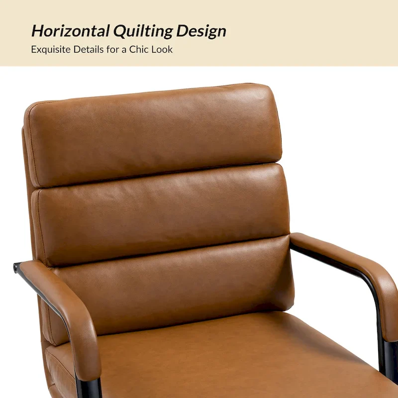 Modern Task Faux Leather Chair with Tilt Lock and Center Tilt by