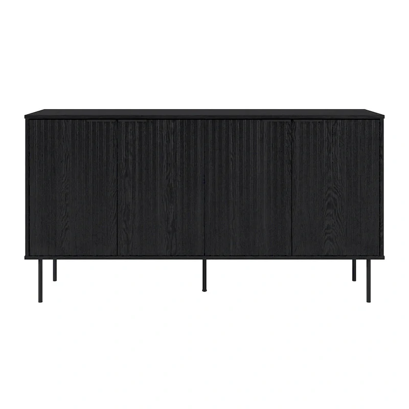 Alexander Fluted Sideboard Cabinet Buffet - 62