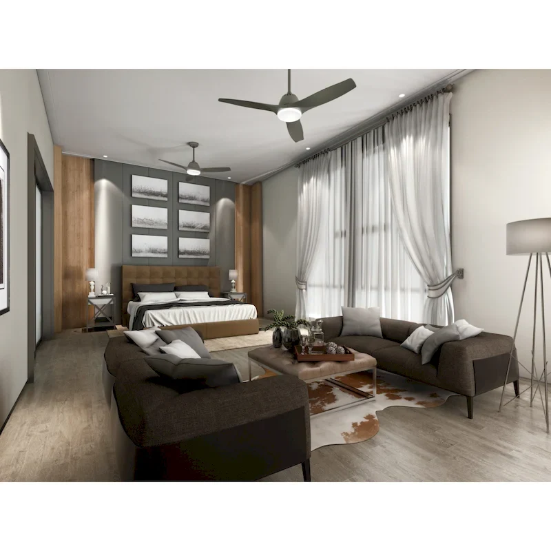 Casablanca 52  Wisp Ceiling Fan with LED Light Kit and Handheld Remote - Contemporary