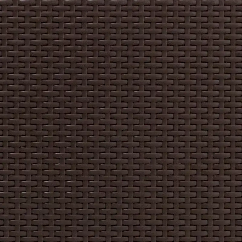 Faux Rattan Chair with All-Weather Cushion