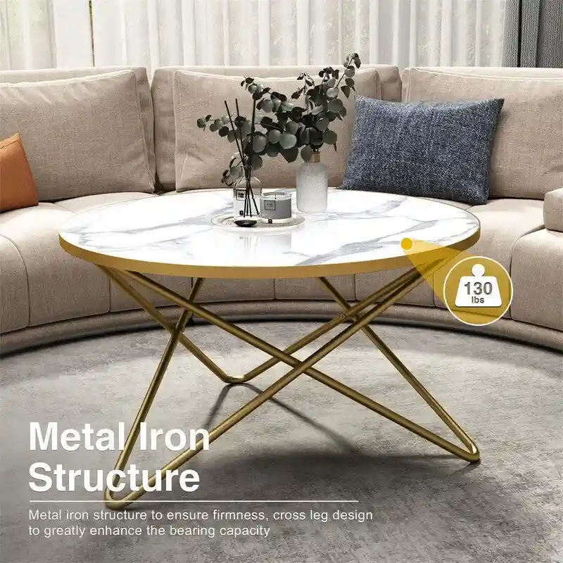 Round Coffee Table - 31.5D x 31.5W x 18H