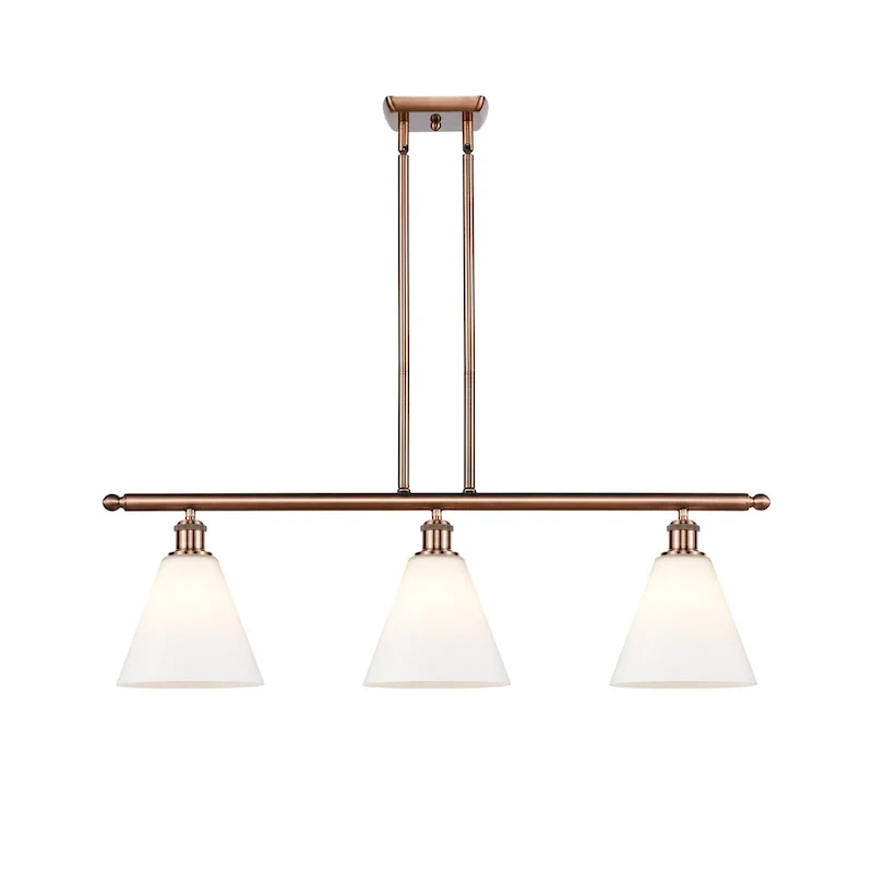 Innovations Lighting Berkshire - 3 Light 36  Stem Hung Island Light