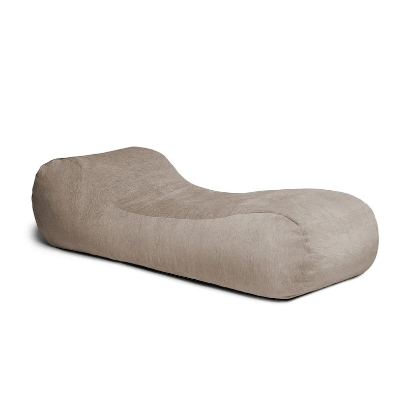 Jaxx Arlo Bean Bag Chaise Lounge Chair with Chenille Cover