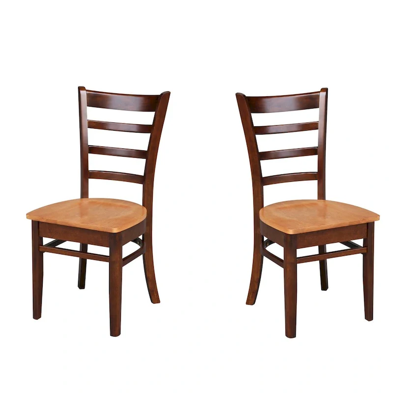 International Concepts Set of Two Emily Side Chairs