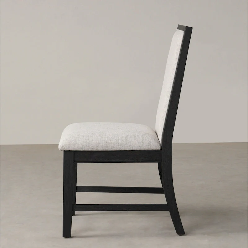 Roundhill Furniture Gates 5-Piece Round Dining Set, Light Gray