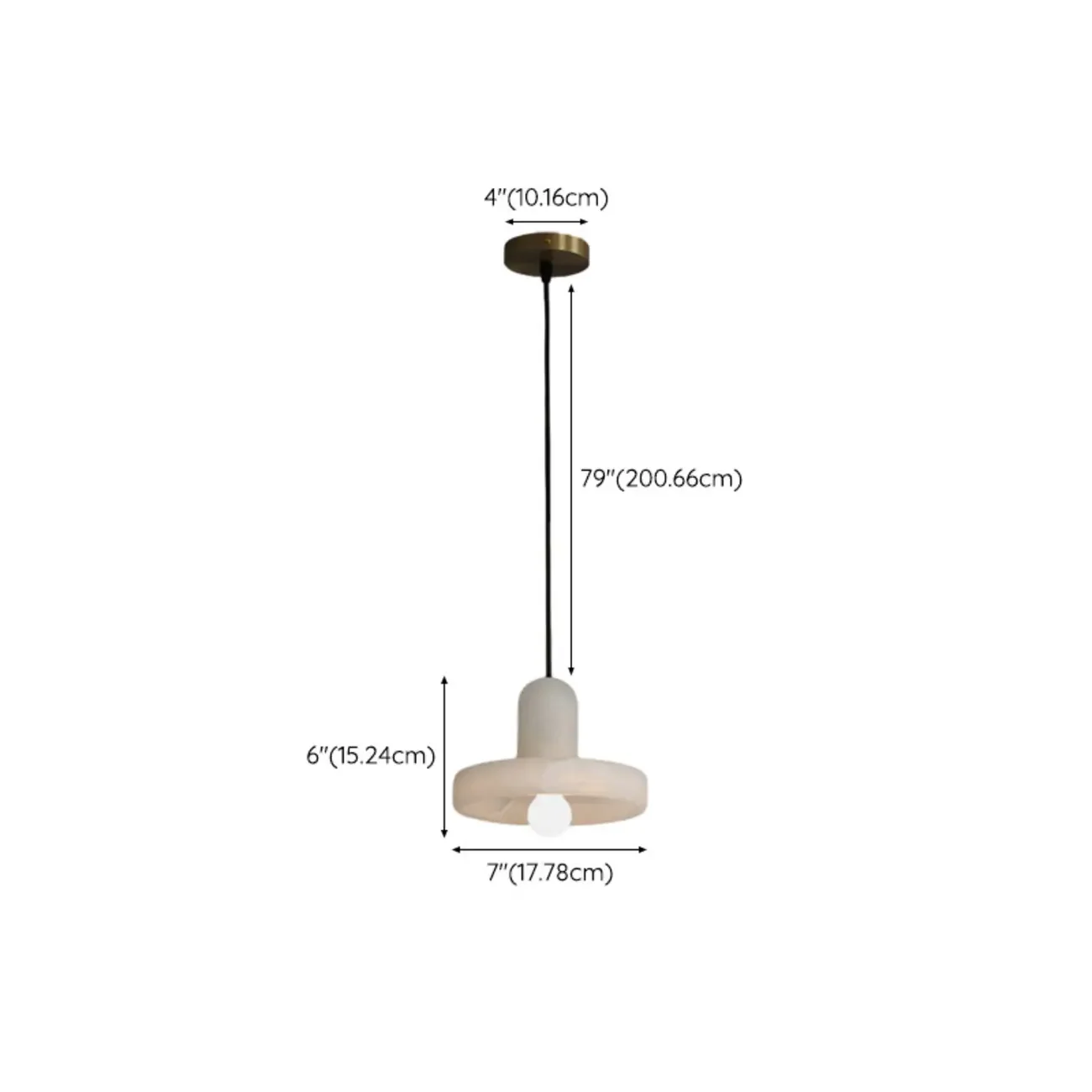 Modern Gold Metal Cylindrical Kitchen Island Pendant Light