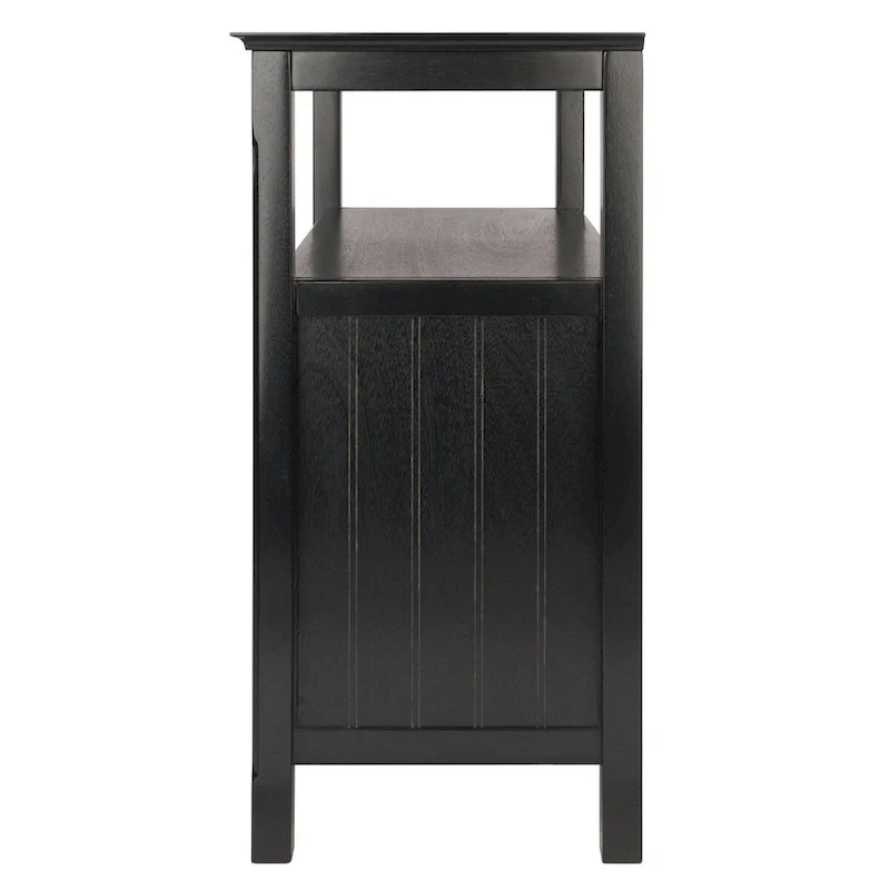 Buffet Cabinet, Black - 36 x 18.03 x 35.98 inches - 36 x 18.03 x 35.98 inches