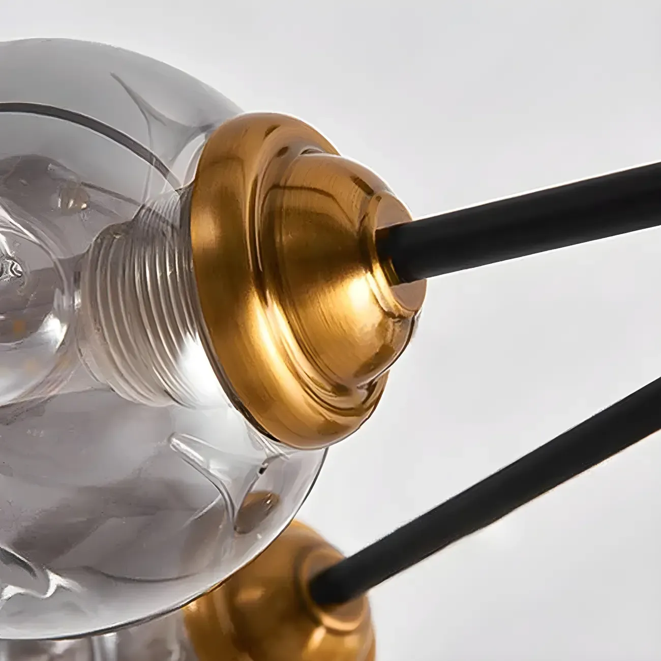 Modern LED Glass Crystal Sputnik Chandelier