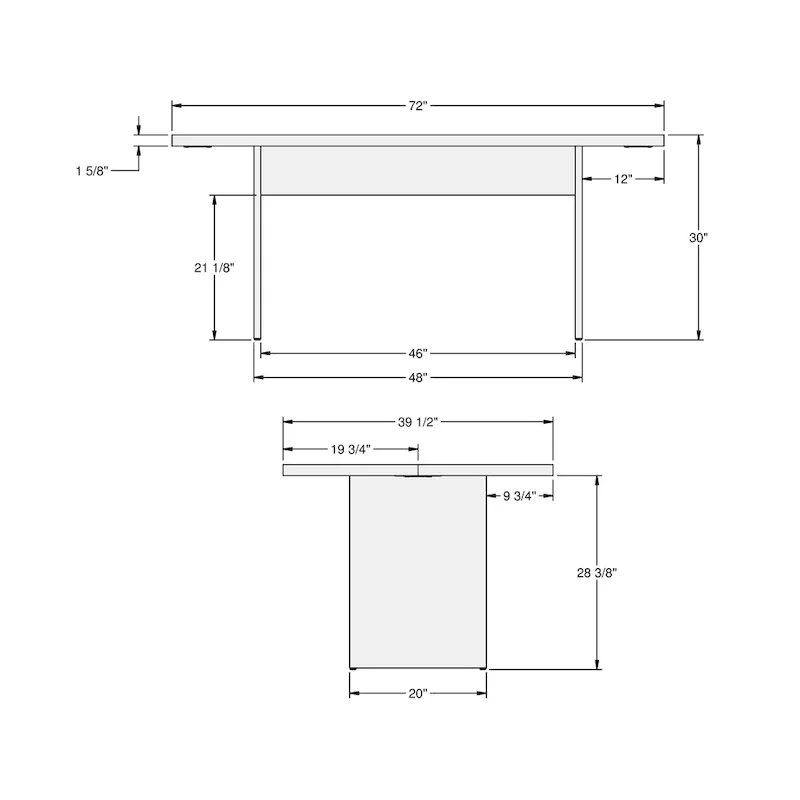 Amisco Jeffrey 72   Table and Perry Chairs 7-Pieces Dining Set