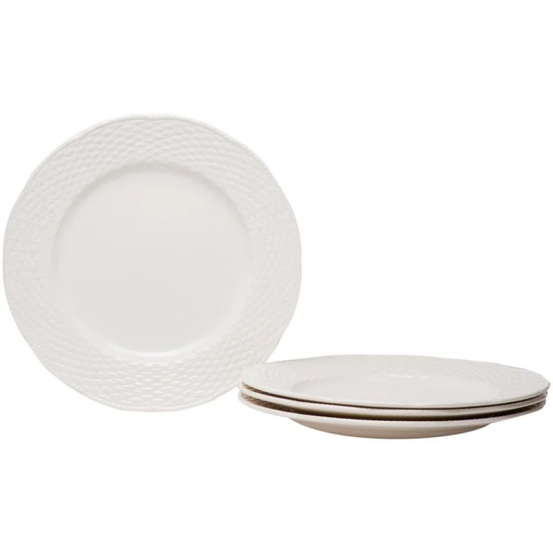 Red Vanilla Nantucket White 18Pc Dinner Set