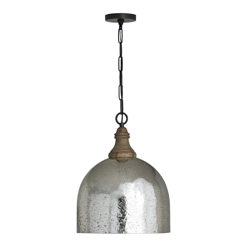 Inglewood 1-light Grey Wash/ Dark Pewter Hanging Pendant