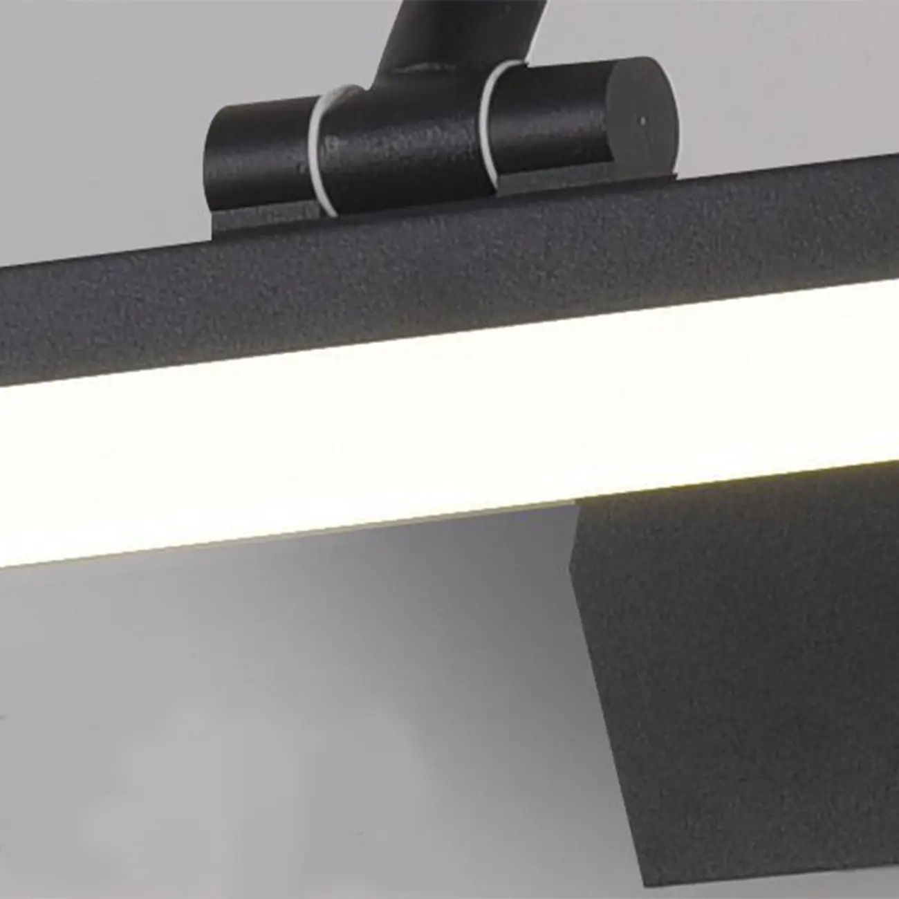 Black LED Wall-Mounted Vanity Lights with Sleek Design
