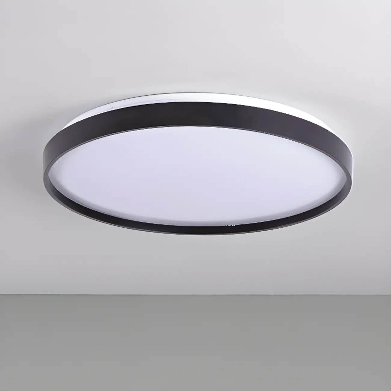 Stylish Circular Acrylic Flush Ceiling Light in Multi Dimming