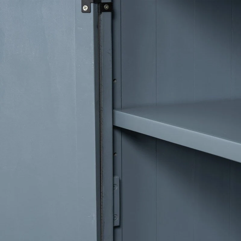 60W Cabinet Sideboard with Adjustable Shelves and Pine veneer - N/A