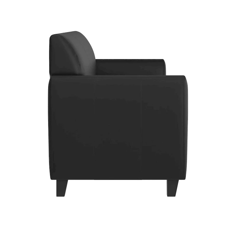 LeatherSoft Sofa with Clean Line Stitched Frame - 70W x 29D x 32.25H