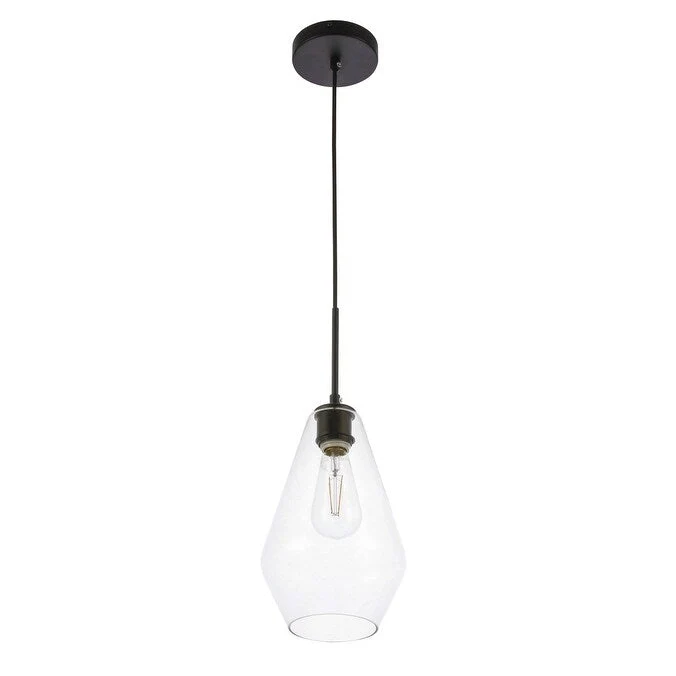 Gerald 1-light Elongated Glass Shade Hanging Pendant Light