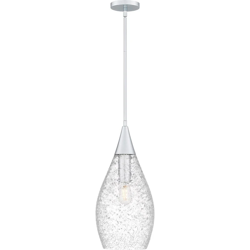 Spruce 1-Light Polished Chrome Pendant Light