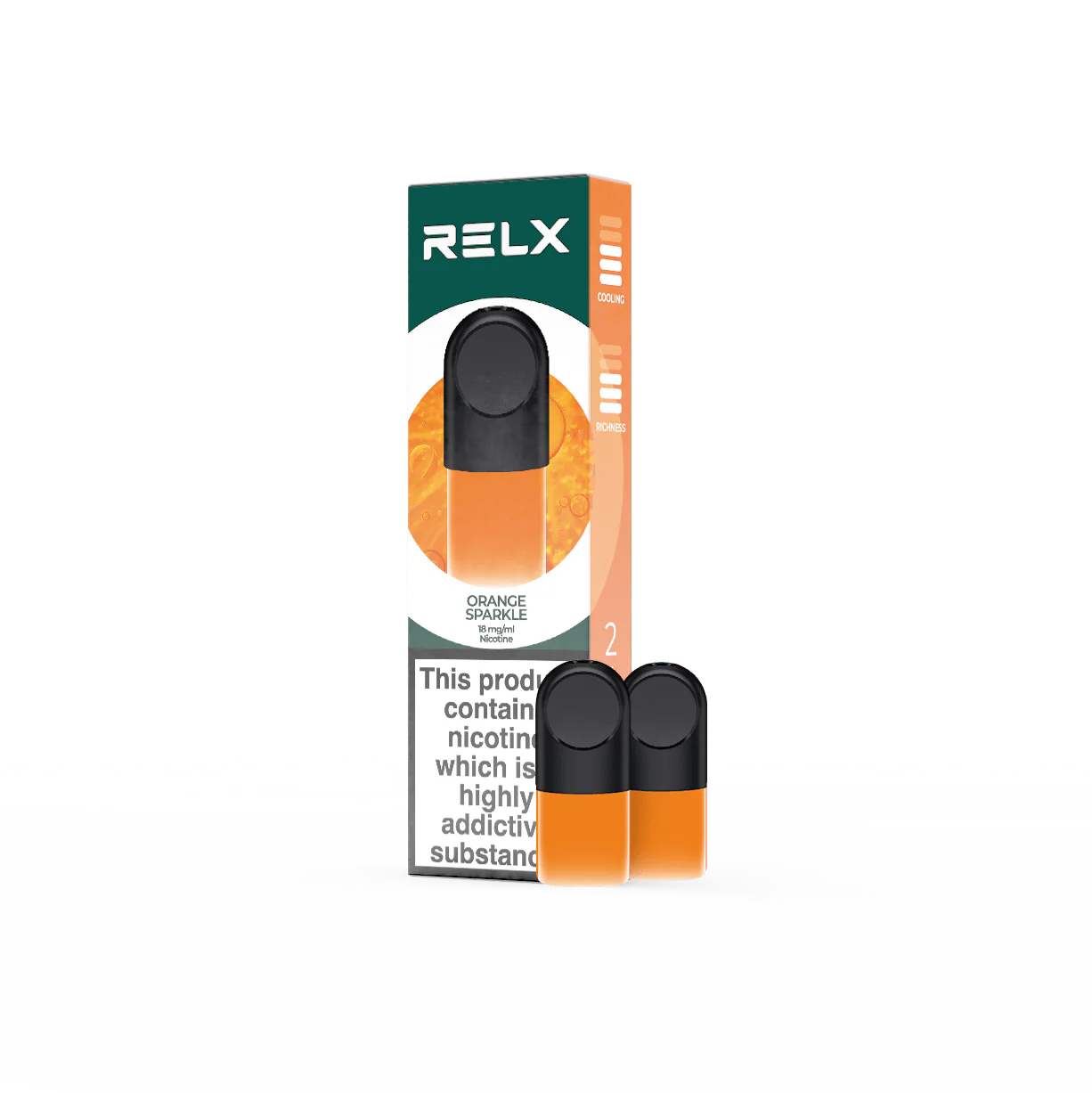 RELX Pod Pro Orange Sparkle
