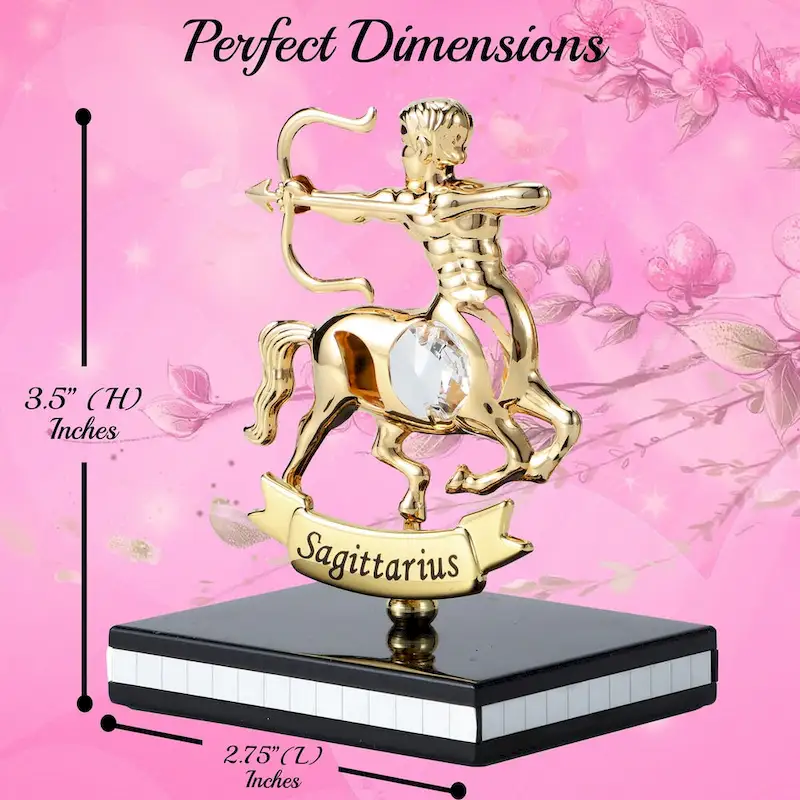 Matashi 24K Gold Plated Zodiac Astrological Sign Sagittarius Figurine