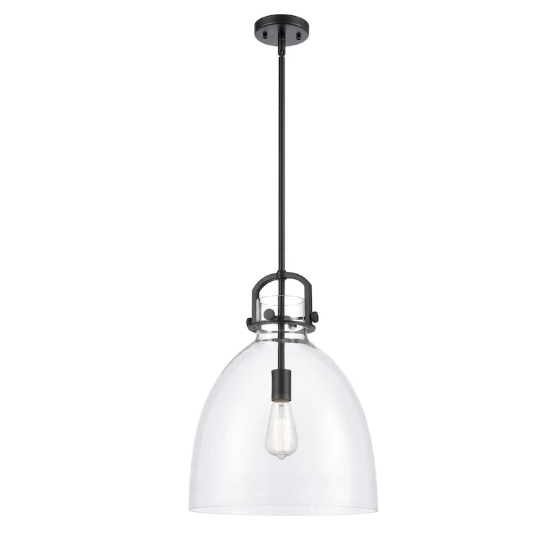Innovations Lighting Newton Bell - 1 Light 14  Stem Hung Pendant