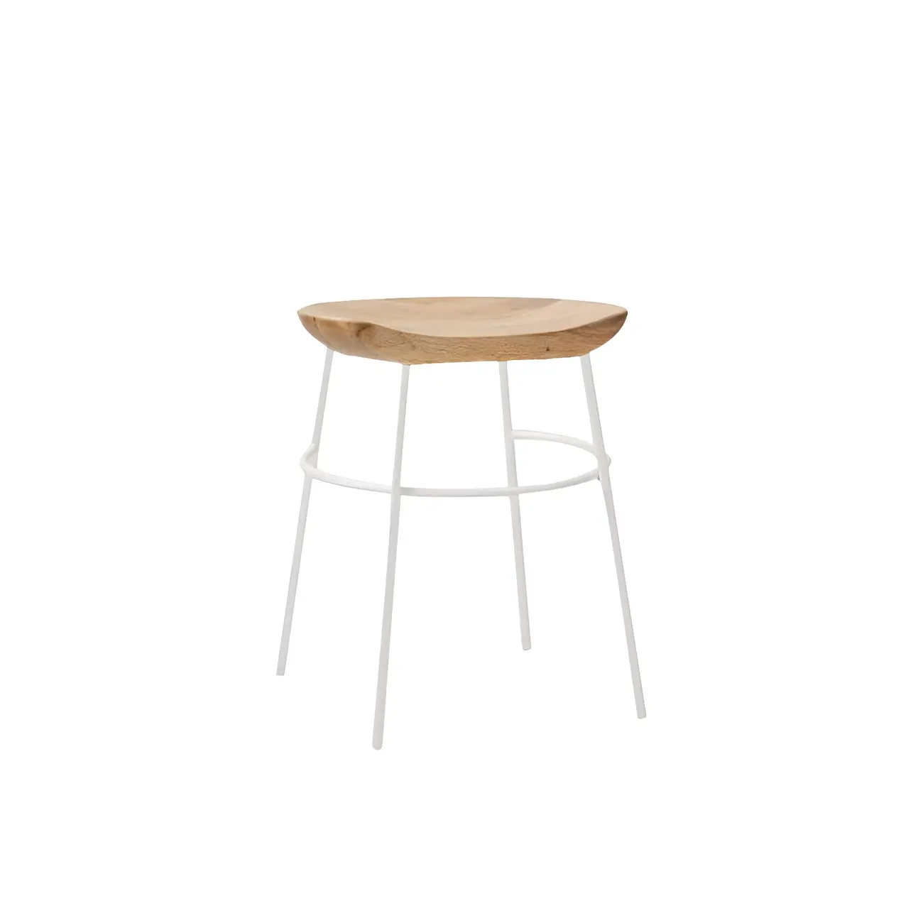 Modern Solid Wood Counter Height Bar Stools