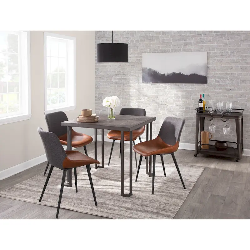 Carbon Loft Arturio Industrial Wood & Metal Dinette Table