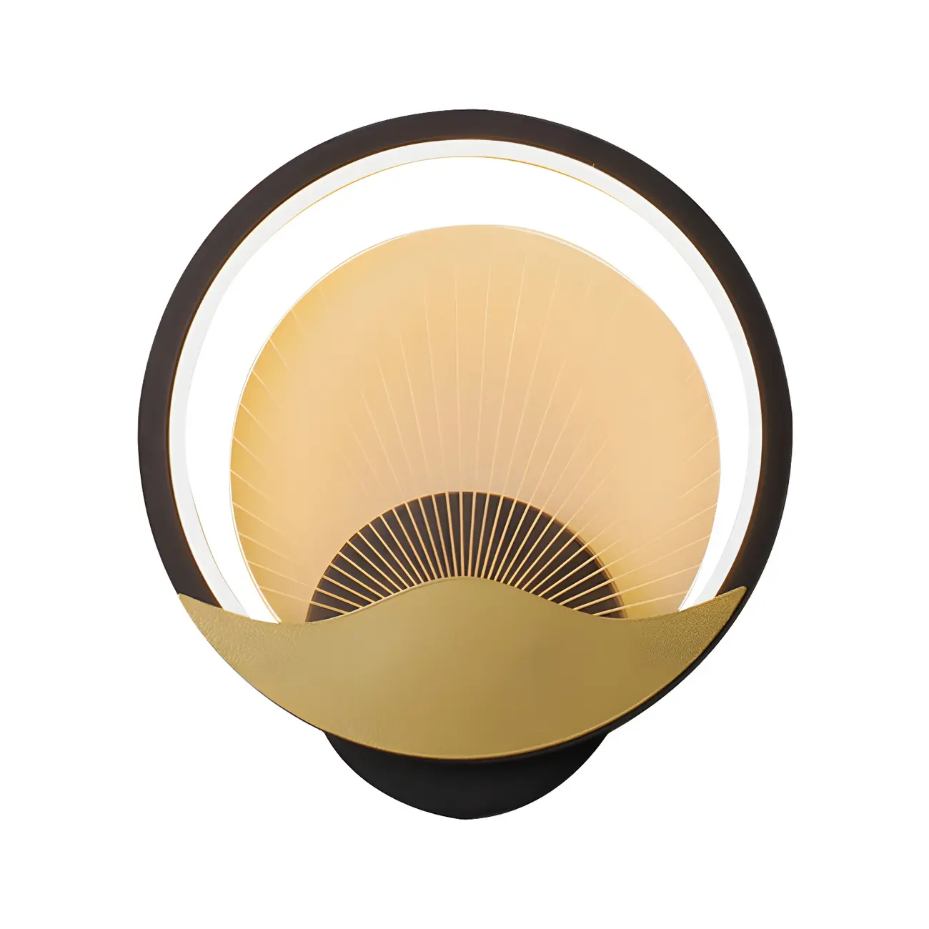 Modern LED Wall Light Fixture with Acrylic Shade