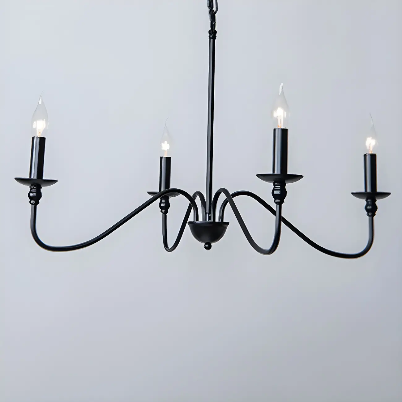 Vintage Gold Classic Metal Candelabra Chandelier