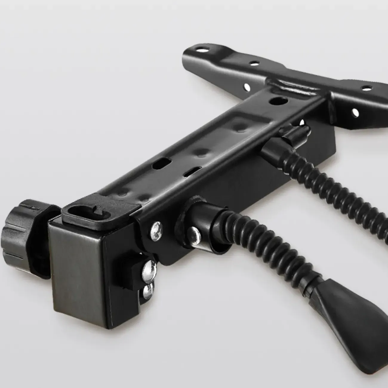 Ergonomic Brown Leather Reclining Office Chair