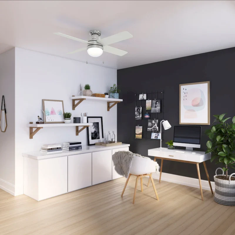 Hunter 52  Timpani Ceiling Fan w/ LED Light, Pull Chain