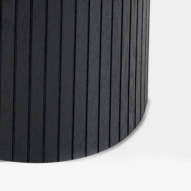 Modern Stylish Two Piece Barrel Nested Coffee Table Set with Removable Table Top