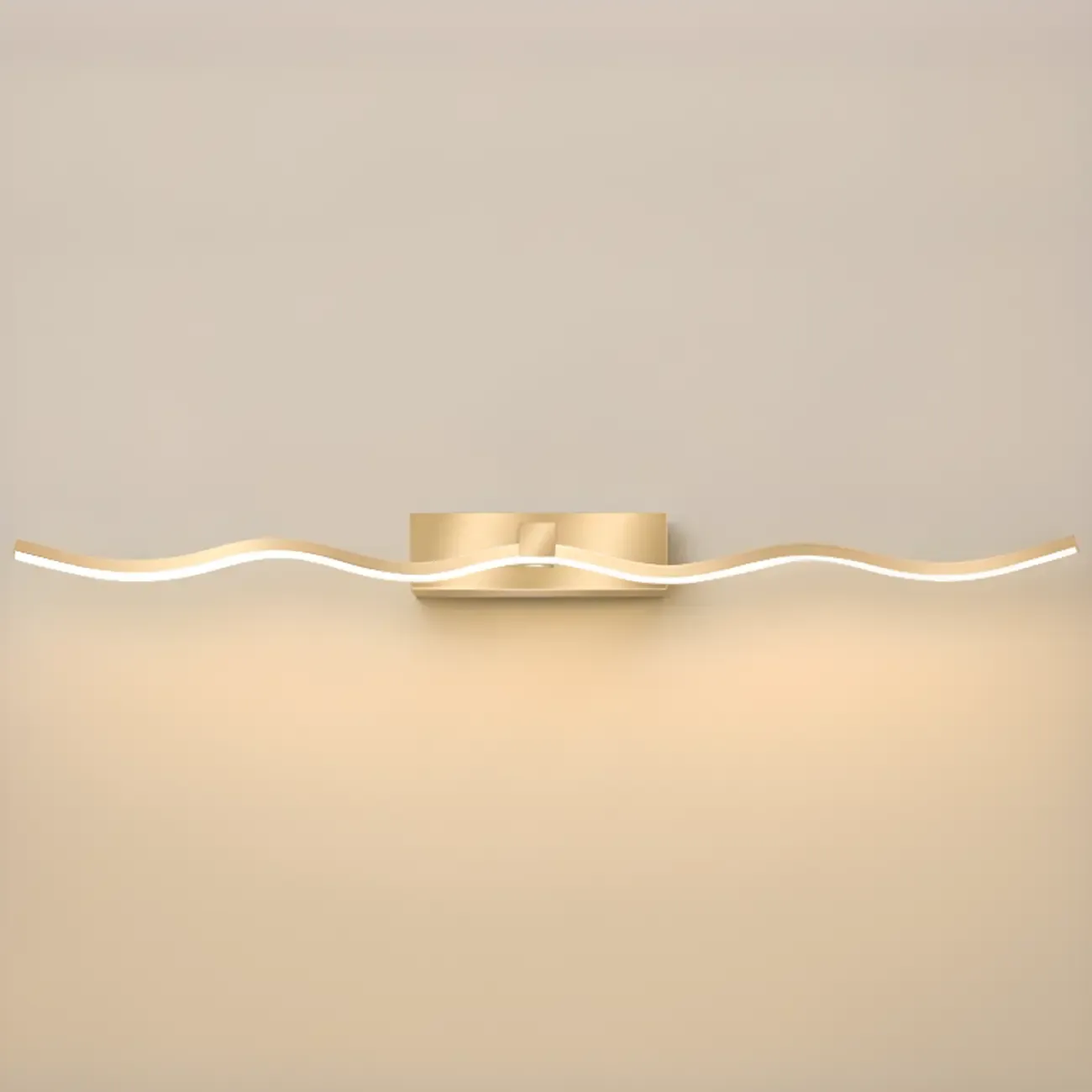 Wall-Mounted Bathroom LED Vanity Light with Silica Gel Shade