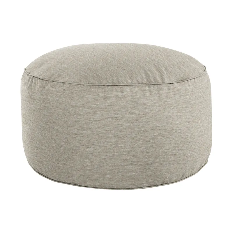 Sorra Home Indoor Textured Bean Pouf/Ottoman
