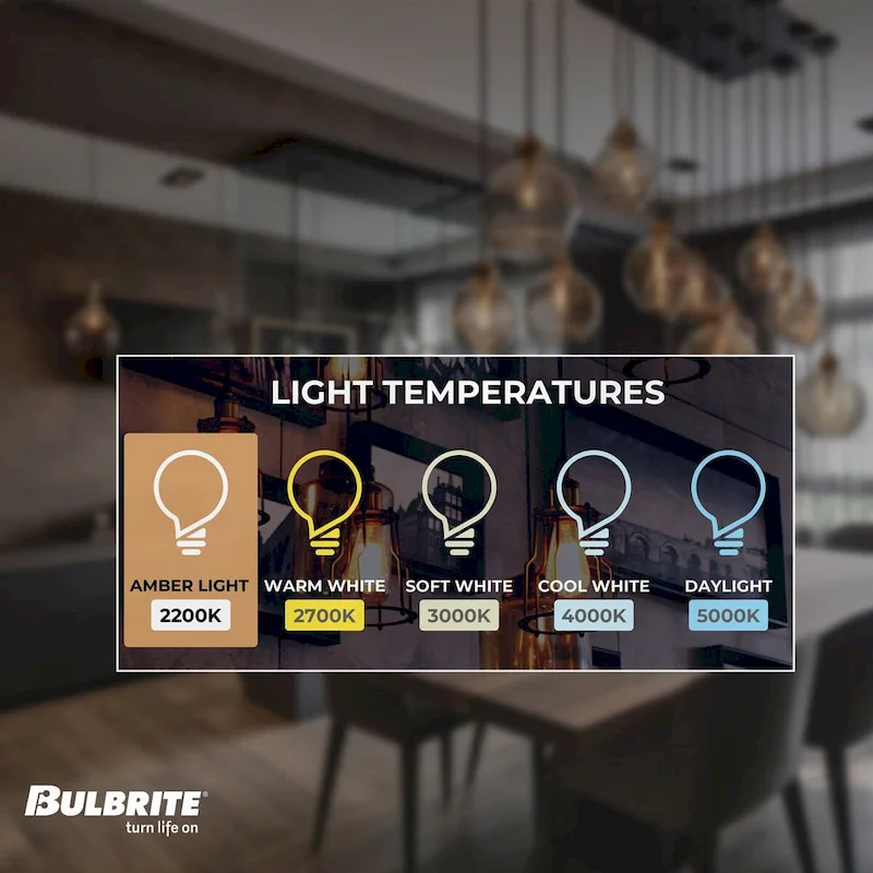Bulbrite LED Grand Bulb and Pendant Kit of (1) 4 Watt Clear Glass 15  Beehive Shaped Bulb
